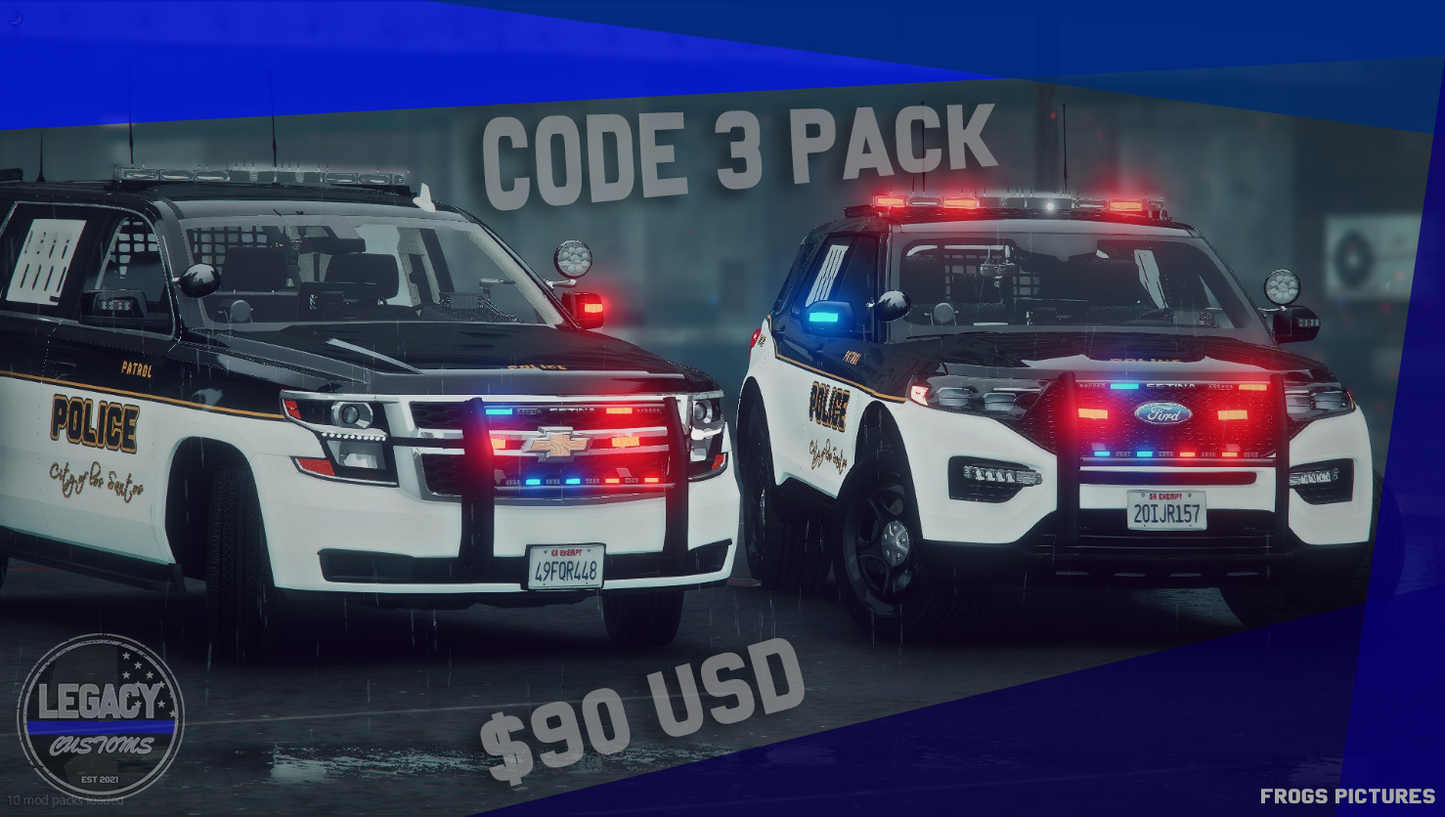 Code 3 Pack